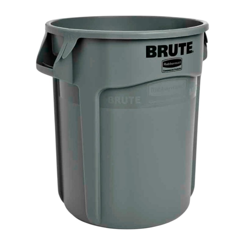 Ronde Brute container Rubbermaid - 75,7L  - grijs